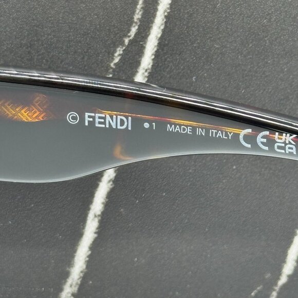NEW FENDI FE40162F 52E HAVANA SUNGLASSES WOMEN FENDI main image 8